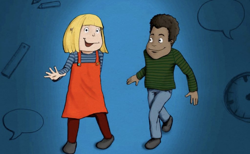 Ali og Mia på Rettighedskole